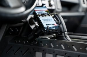 Ford Raptor Center Console Molle Panels - Addictive Desert Designs - Full Set - Hammer Black - `15-`20